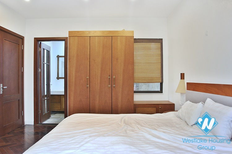 Lake view two bedrooms apartment for lease in Xom Phu, Dang Thai Mai area